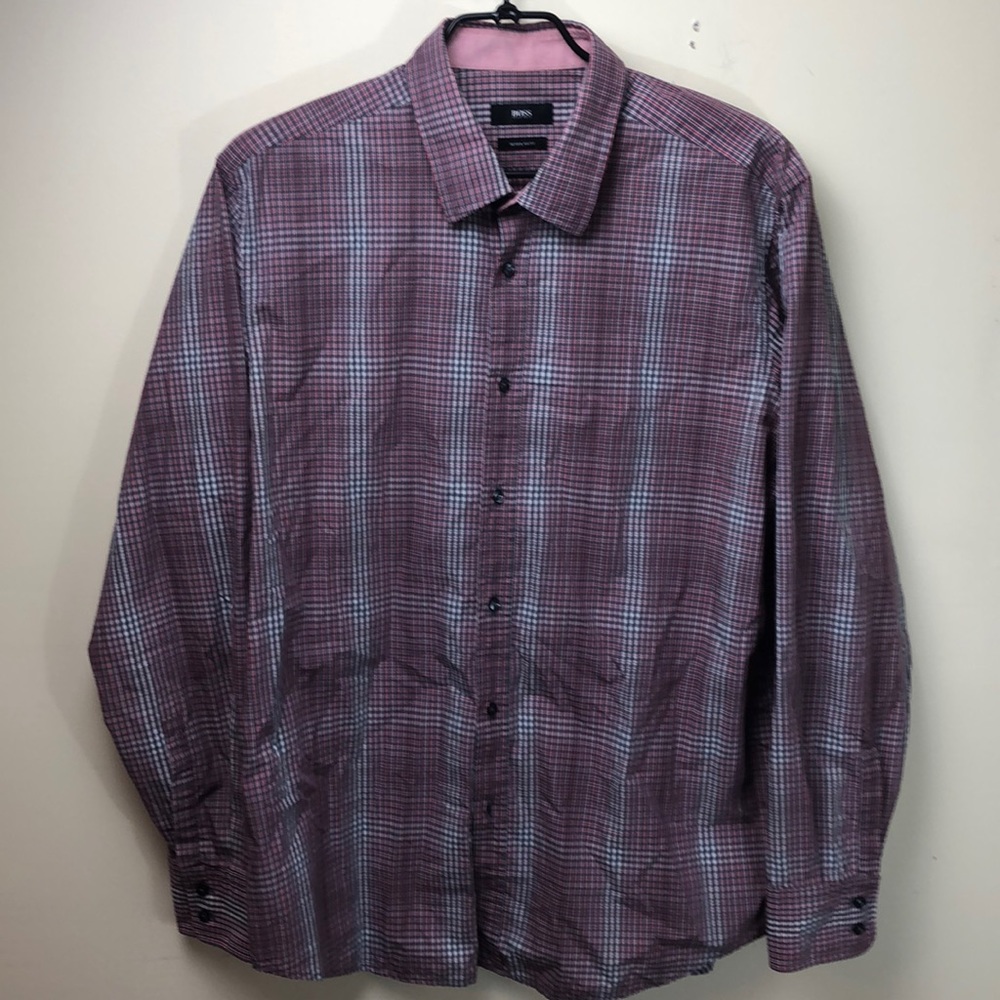 Checkered Button Front Small Str - image 2